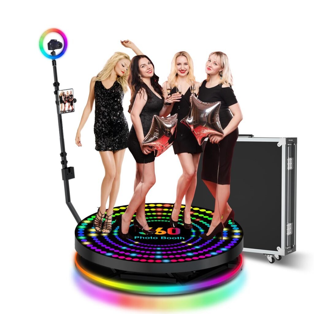 360 photo booth setup for events