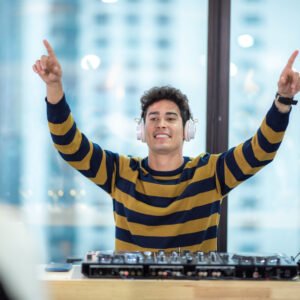DJ performing at a modern event
